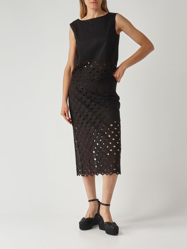 2. Women's Zorro skirt in perforated fabric Black Max Mara Beachwear 2616771029600
