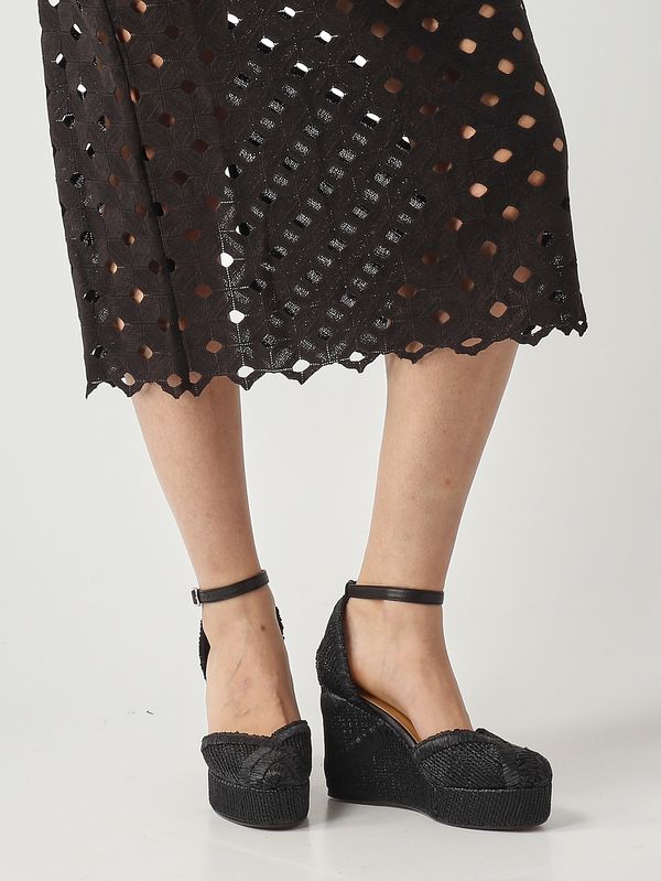 5. Women's Zorro skirt in perforated fabric Black Max Mara Beachwear 2616771029600