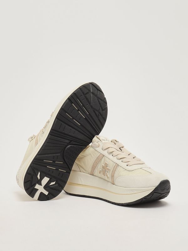 4. Damen-Sneaker Bethcoin 8145 aus Leder Butter Premiata bec08145