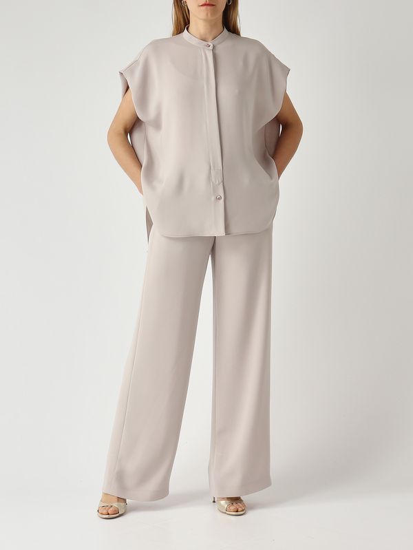 2. Blusa donna in tessuto effetto satin Chantilly Herno bl000045d12875s