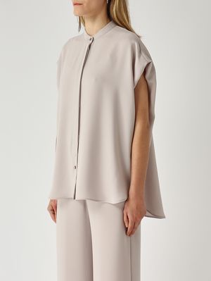 3. Blusa donna in tessuto effetto satin Chantilly
