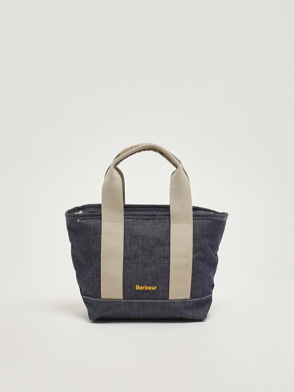 1. Bolso de mujer Mini Mya en tejido vaquero de algodón. Índigo Barbour lba0539
