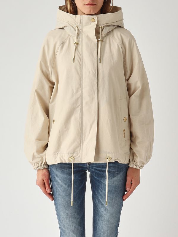 Barbour Women's Hawkridge cotton-blend jacket - Ivory | Caposerio.com