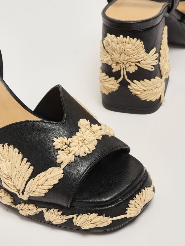 4. Sandalia de mujer Vasilia en piel de napa. Negro Castaner vasilia/280