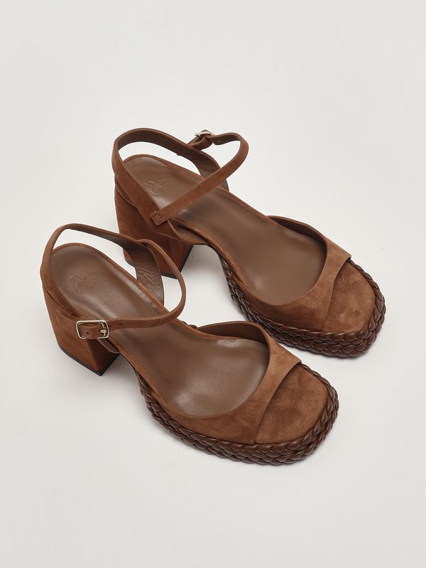 2. Damen-Sandale Vaian aus Wildleder Leder Castaner vaian/007