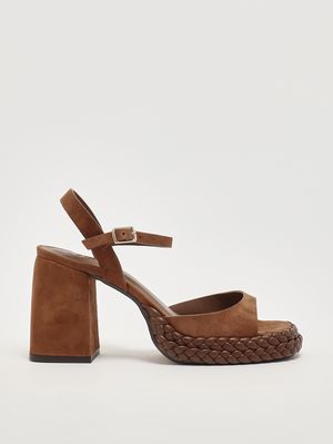 1. Damen-Sandale Vaian aus Wildleder Leder