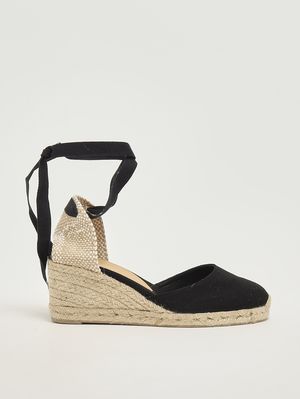 1. Zeppa donna Carina in cotone organico Nero