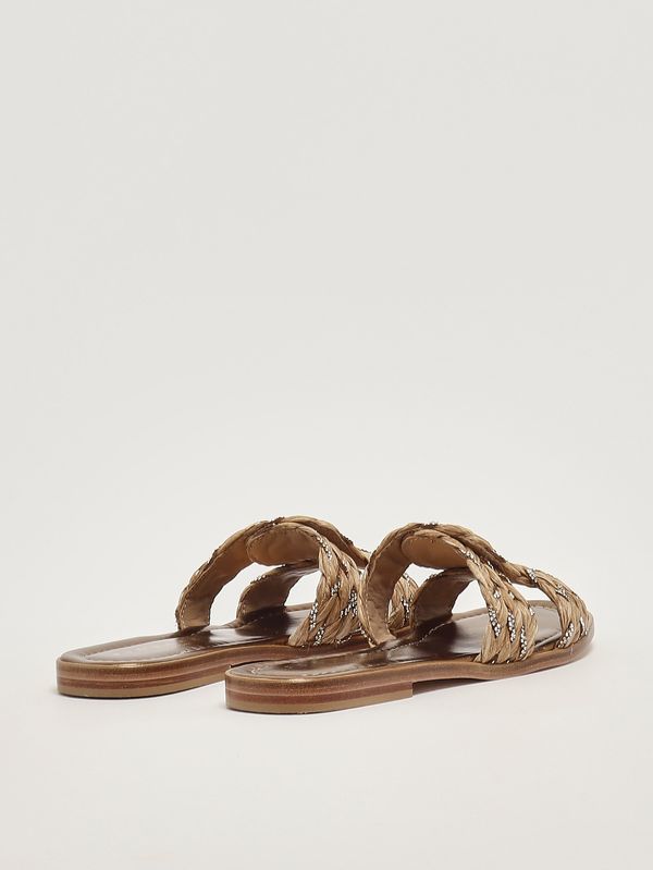 3. Irene women's raffia sandal Leather Fiorina 225830
