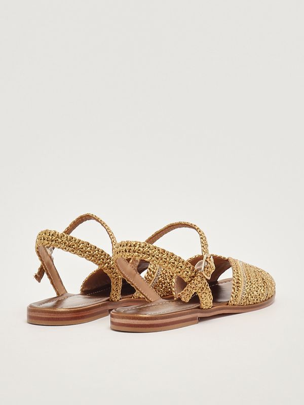 3. Sandale femme Olivia en raphia Bronze Fiorina 225805s