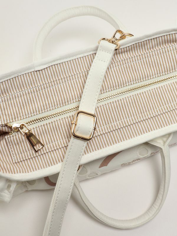 5. Damenhandtasche Colette Volant aus Baumwolle Sangallo 1011 MC2 Saint Barth col0027