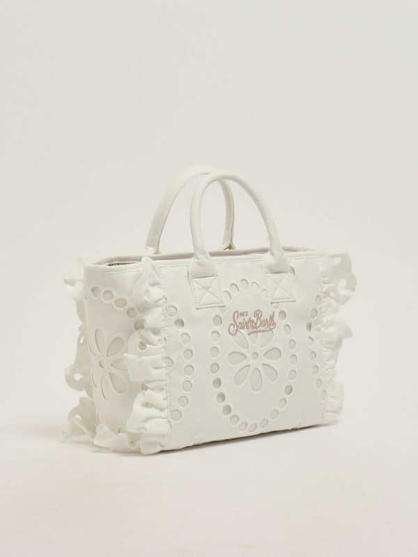 2. Damenhandtasche Colette Volant aus Baumwolle Sangallo 1011 MC2 Saint Barth col0027