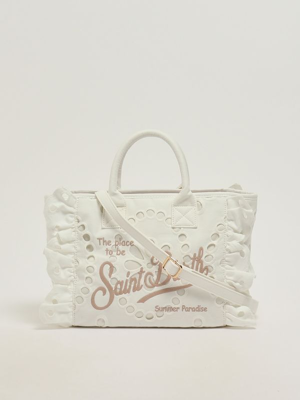 3. Damenhandtasche Colette Volant aus Baumwolle Sangallo 1011 MC2 Saint Barth col0027