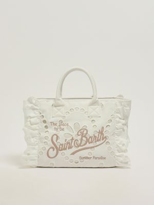 1. Damenhandtasche Colette Volant aus Baumwolle Sangallo 1011