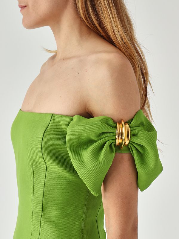 5. Women's stretch linen blend dress Aloe Elisabetta Franchi ab96862e2