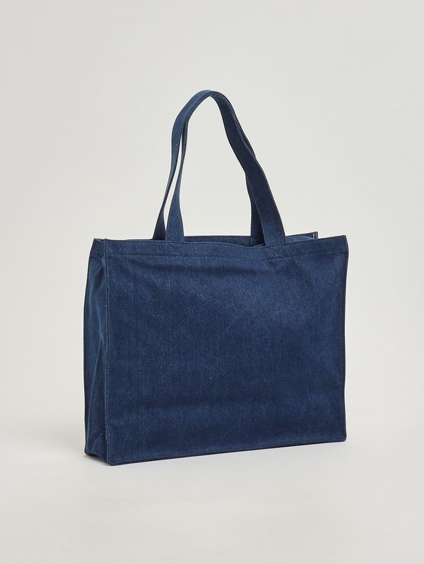 2. Bolso Essential de mujer en denim Denim oscuro MC2 Saint Barth ebagn006