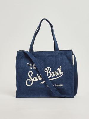 3. Bolso Essential de mujer en denim Denim oscuro