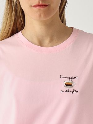 4. T-shirt femme Emilie en coton Rose