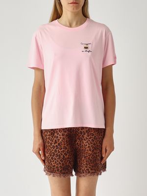 1. T-shirt femme Emilie en coton Rose