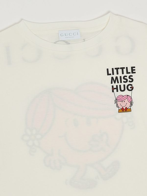 3. T-shirt bambina in cotone Bianco Gucci 835229xjhrd