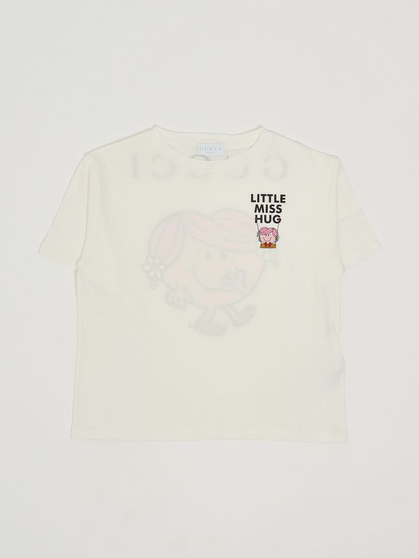 1. T-shirt bambina in cotone Bianco Gucci 835229xjhrd