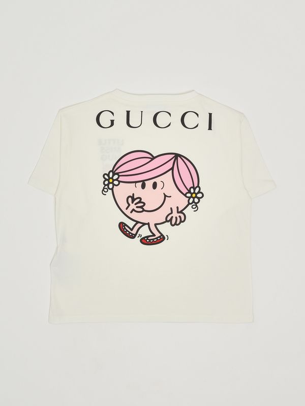2. T-shirt bambina in cotone Bianco Gucci 835229xjhrd
