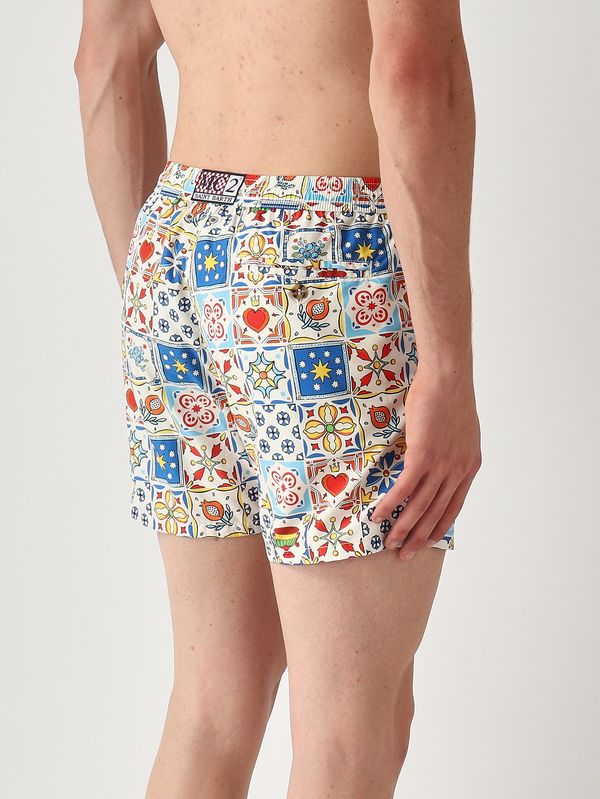 2. Men's printed Lighting swimsuit Multicolor MC2 Saint Barth lig0013