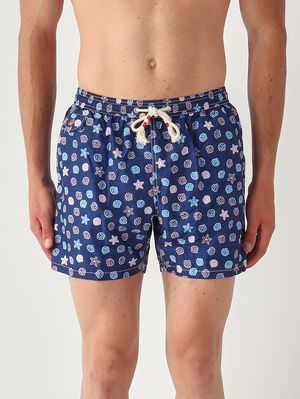 1. Bañador para hombre Lighting con estampado Azul