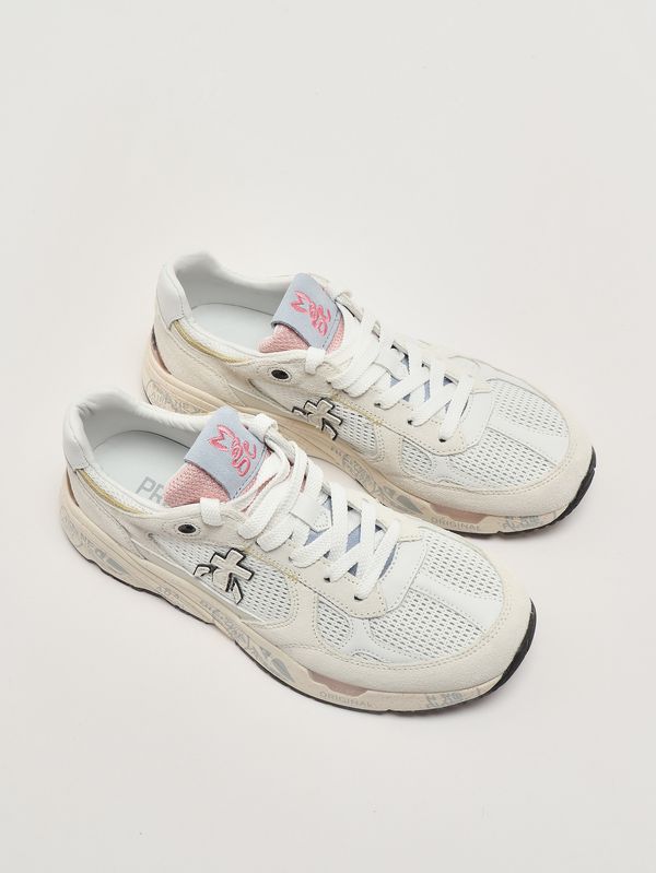 2. Damen-Sneaker Mased 8206 aus Leder und technischem Gewebe Eis Premiata mased8206