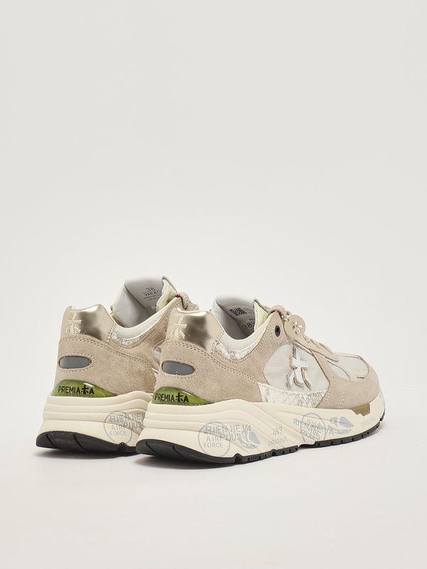 3. Sneakers donna Mased 8116 in pelle e tessuto tecnico Sabbia Premiata mased8116