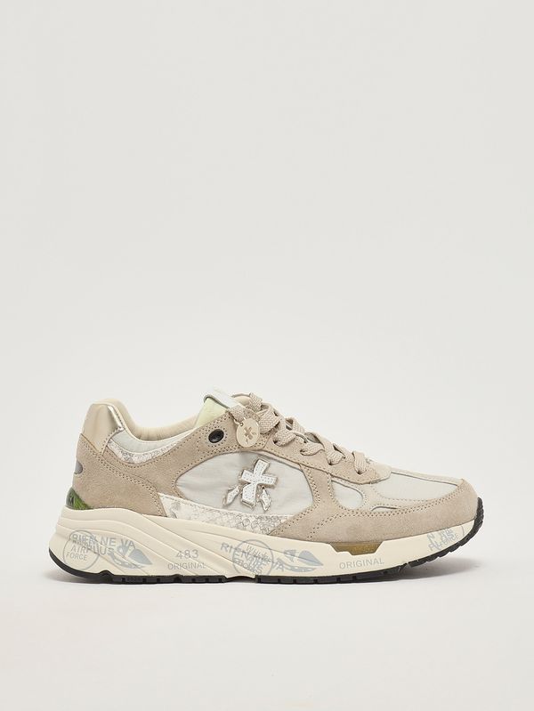 Damen-Sneaker Mased 8116 aus Leder und technischem Gewebe Sand Premiata