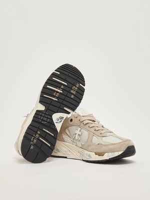 4. Sneakers donna Mased 8116 in pelle e tessuto tecnico Sabbia