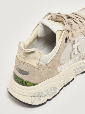 5. Sneakers donna Mased 8116 in pelle e tessuto tecnico Sabbia