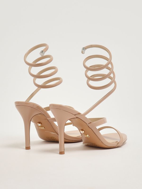 3. Damen-Sandalen Poniente aus Kunstleder Nackt Twentyfourhaitch s0103
