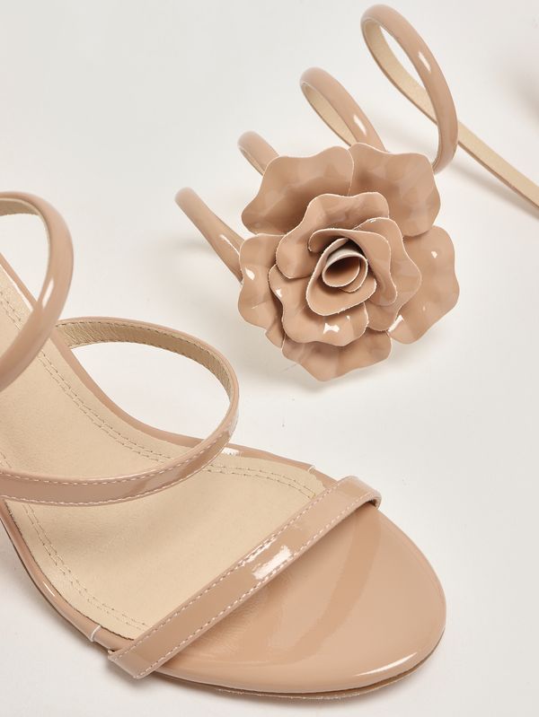 4. Damen-Sandalen Poniente aus Kunstleder Nackt Twentyfourhaitch s0103