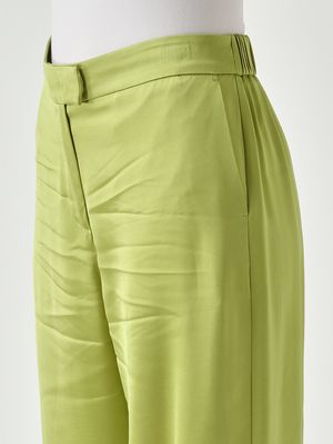 5. Pantalón de mujer de viscosa Verde Claro