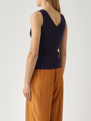 4. Canotta donna in soft jersey Navy