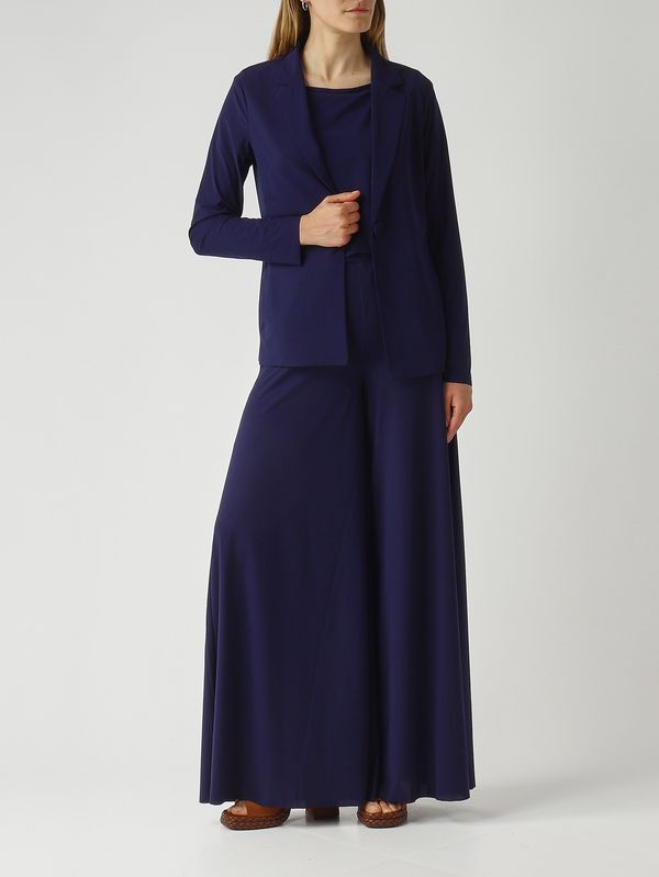 2. Blazer donna in soft jersey stretch Navy Maliparmi jd646570210