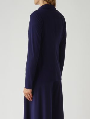 4. Blazer donna in soft jersey stretch Navy