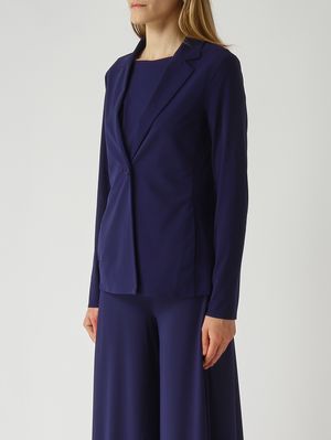 3. Blazer donna in soft jersey stretch Navy