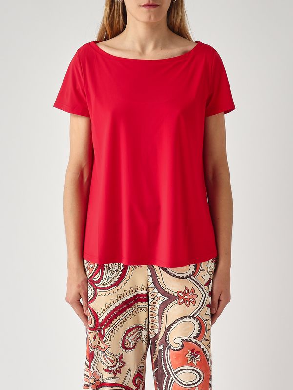 1. Women's soft jersey T-shirt Red Maliparmi jk028170210
