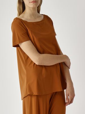 5. Camiseta de mujer en punto suave Caramelo