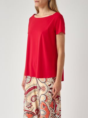 3. Women's soft jersey T-shirt Red