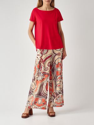 2. Women's soft jersey T-shirt Red