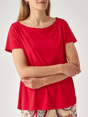 5. Women's soft jersey T-shirt Red