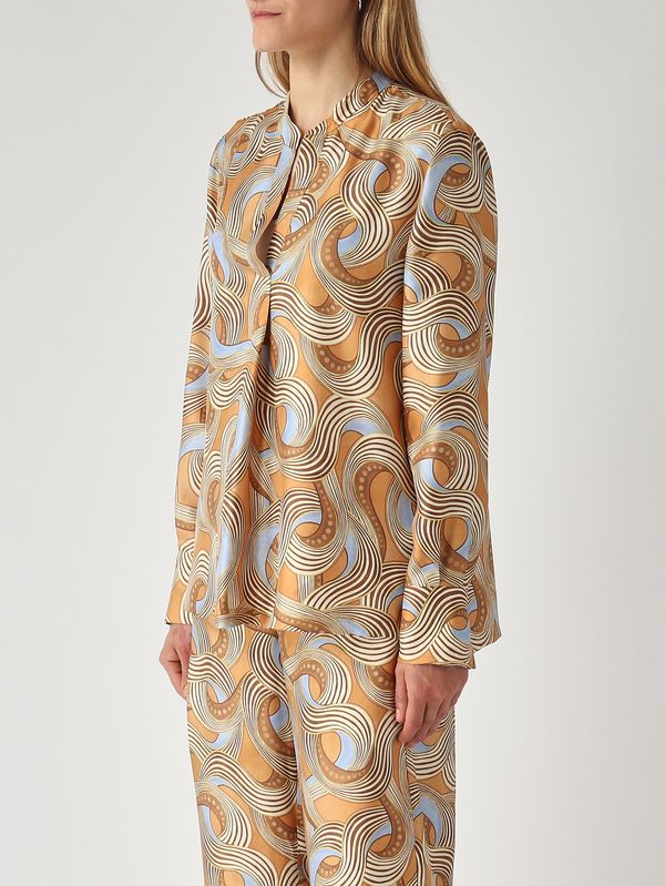 3. Women's silk shirt Leather Maliparmi jm103331027