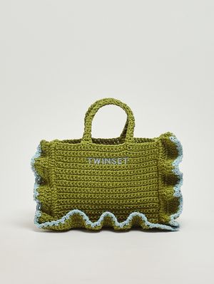 1. Borsa donna in maglia crochet Avogado Oil