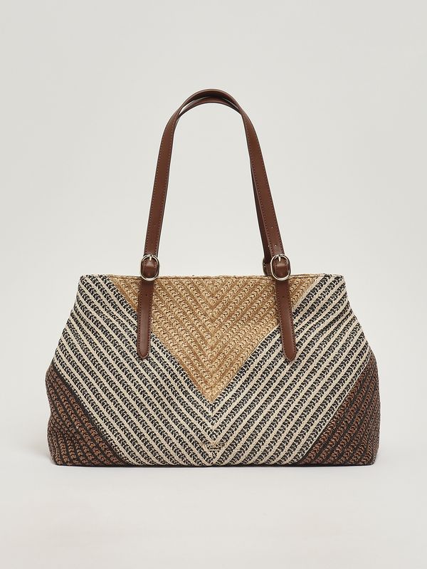 1. Bolso de rafia para mujer Multicolor Twinset 261td8500