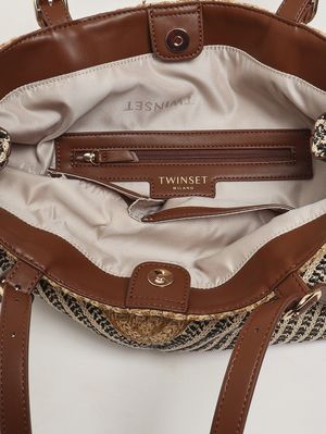 3. Bolso de rafia para mujer Multicolor