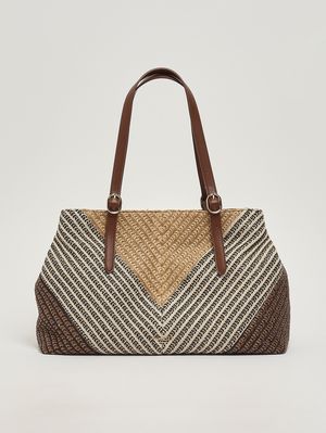 1. Bolso de rafia para mujer Multicolor