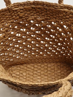 3. Damenhandtasche aus Bast Stroh